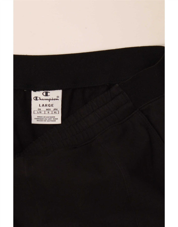 Champion Womens Tracksuit Trousers UK 16 Large Black