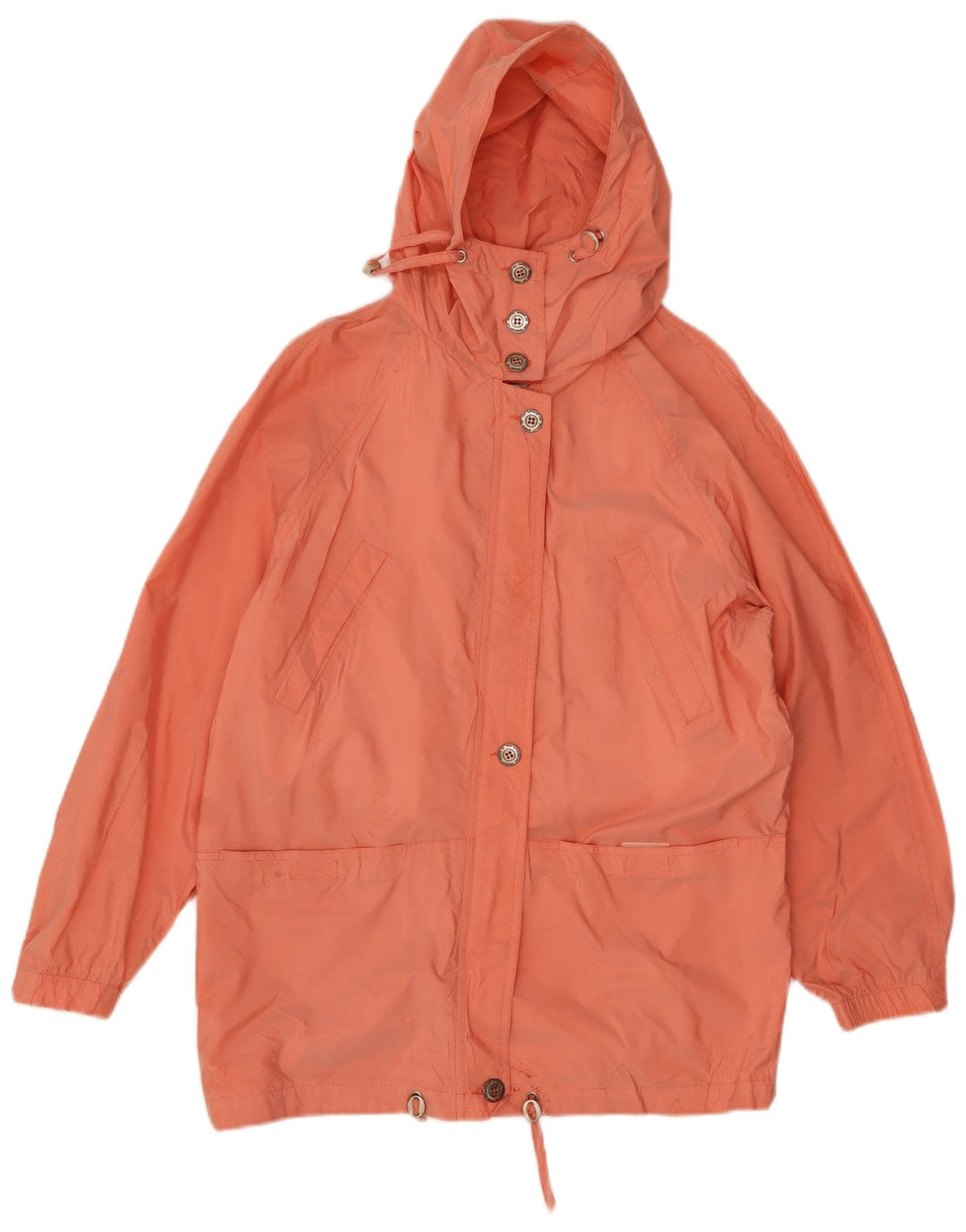 Twiddy Girls Hooded Rain Jacket 13-14 Years Pink Polyester