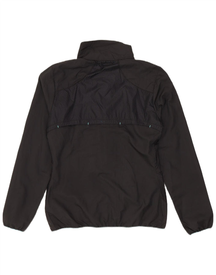 Reebok Womens Tracksuit Top Jacket UK 14 Medium Black