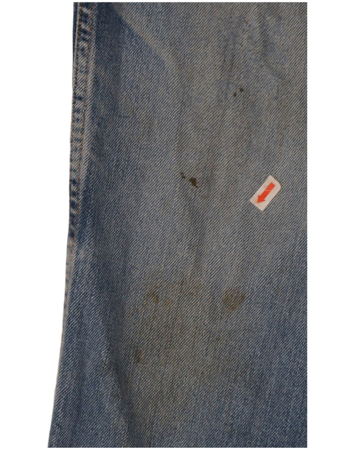 Wrangler Mens Texas Straight Jeans W38 L30 Blue Cotton