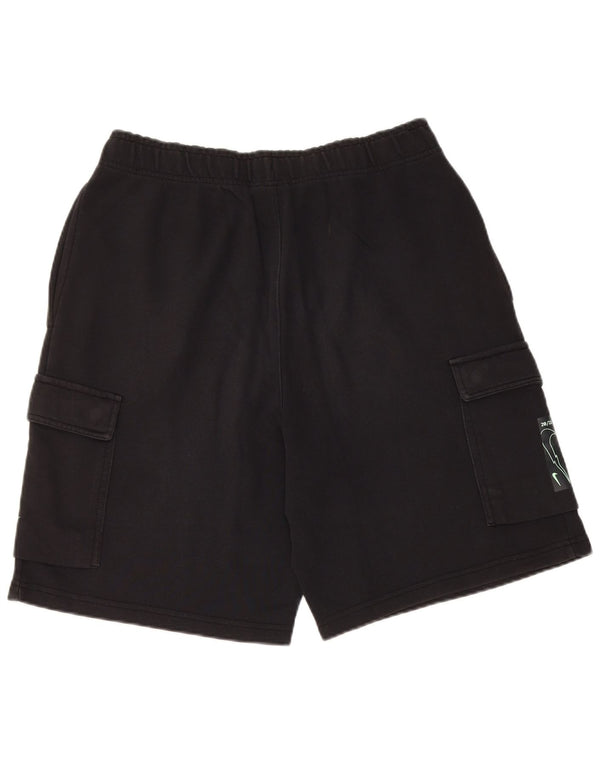 Nike Mens Standard Fit Sport Shorts Medium Black Cotton