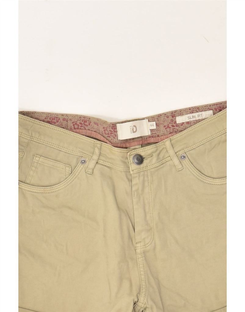 DACK'S Womens Slim Fit Casual Shorts IT 44 Medium W28  Beige Cotton | Vintage Dack's | Thrift | Second-Hand Dack's | Used Clothing | Messina Hembry 