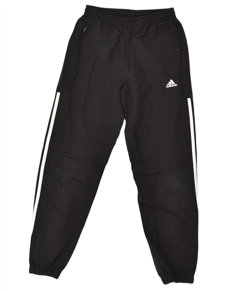 ADIDAS Boys Tracksuit Trousers Joggers 11-12 Years Black Polyester | Vintage Adidas | Thrift | Second-Hand Adidas | Used Clothing | Messina Hembry 