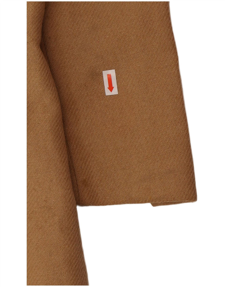 Zara Womens Overcoat UK 6 XS Beige Classic