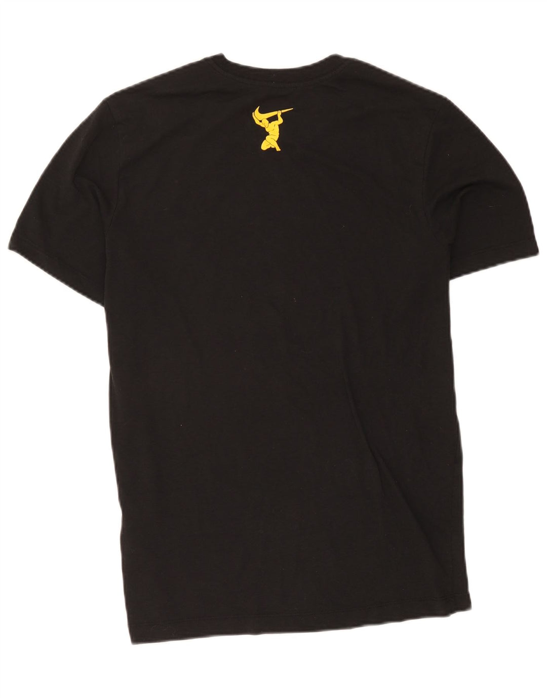 Nike Womens Graphic T-Shirt Top UK 14 Medium Black Polyester