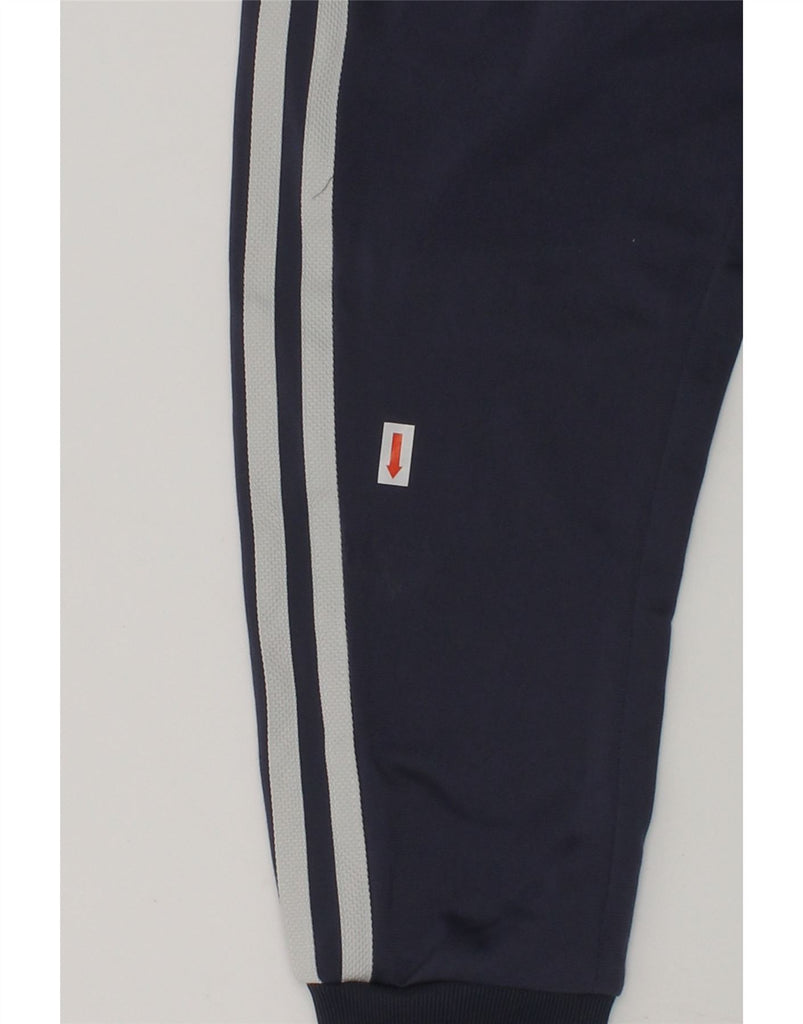 ADIDAS Boys Tracksuit Trousers Joggers 4-5 Years Navy Blue Polyester | Vintage Adidas | Thrift | Second-Hand Adidas | Used Clothing | Messina Hembry 