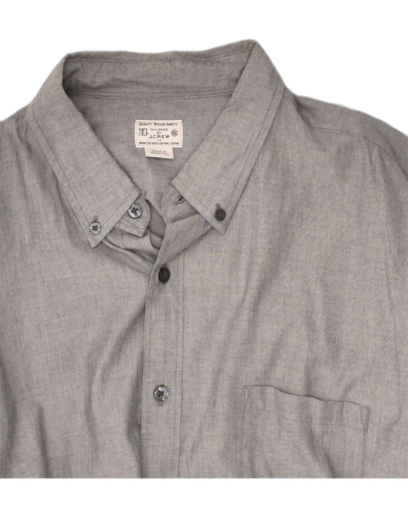 J. CREW Mens Shirt XL Grey Cotton | Vintage J. Crew | Thrift | Second-Hand J. Crew | Used Clothing | Messina Hembry 