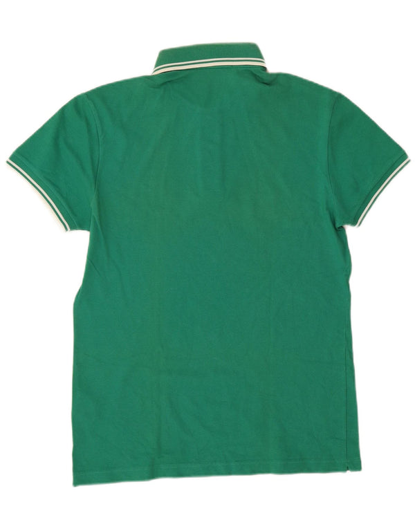 Fred Perry Mens Light and Stretch Polo Shirt Small Green Cotton