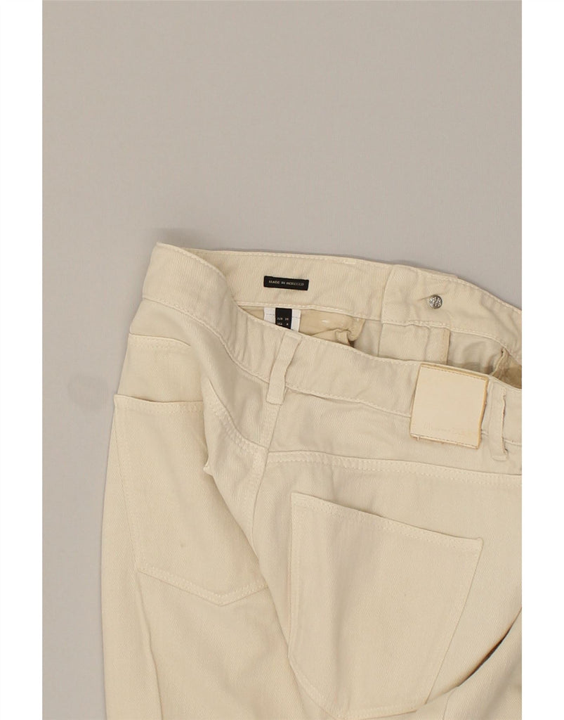 MASSIMO DUTTI Womens High Waist Slim Jeans EU 36 Small W26 L27  Beige | Vintage Massimo Dutti | Thrift | Second-Hand Massimo Dutti | Used Clothing | Messina Hembry 