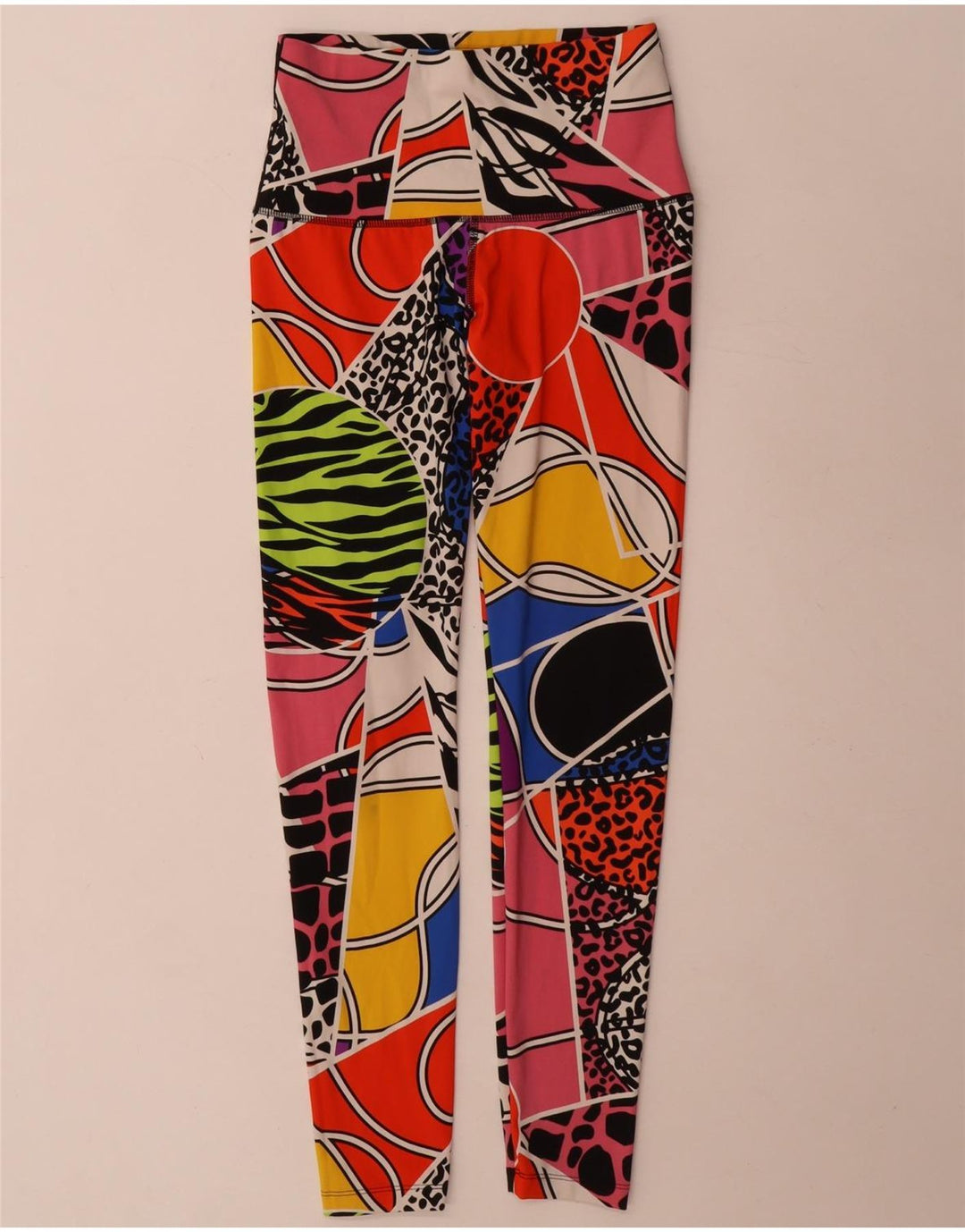 Adidas Womens Aeroready Leggings UK 8/10 Small Multicoloured