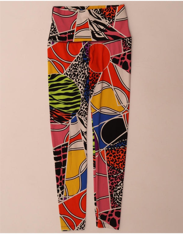 Adidas Womens Aeroready Leggings UK 8/10 Small Multicoloured