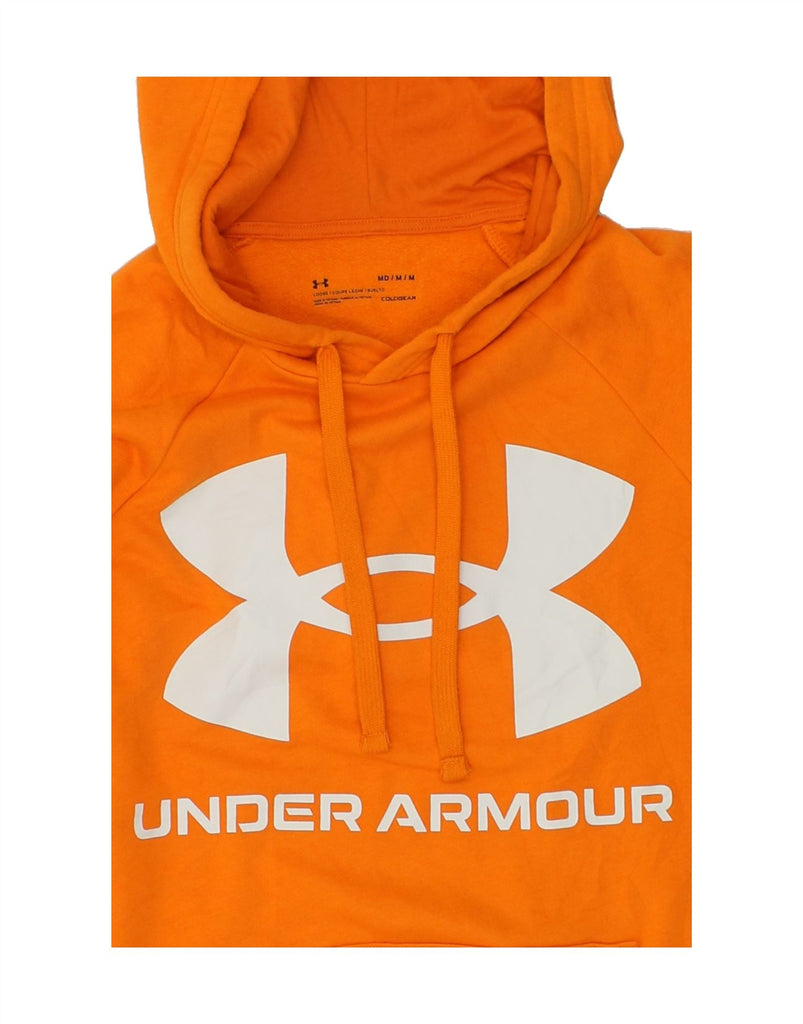 UNDER ARMOUR Mens Graphic Hoodie Jumper Medium Yellow Cotton | Vintage Under Armour | Thrift | Second-Hand Under Armour | Used Clothing | Messina Hembry 