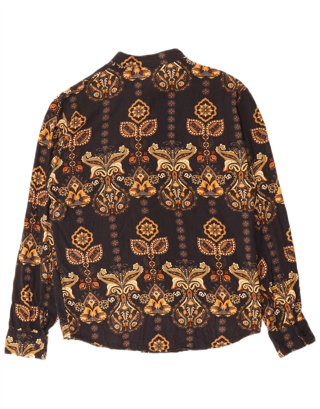 ADON Mens Shirt Small Black Paisley