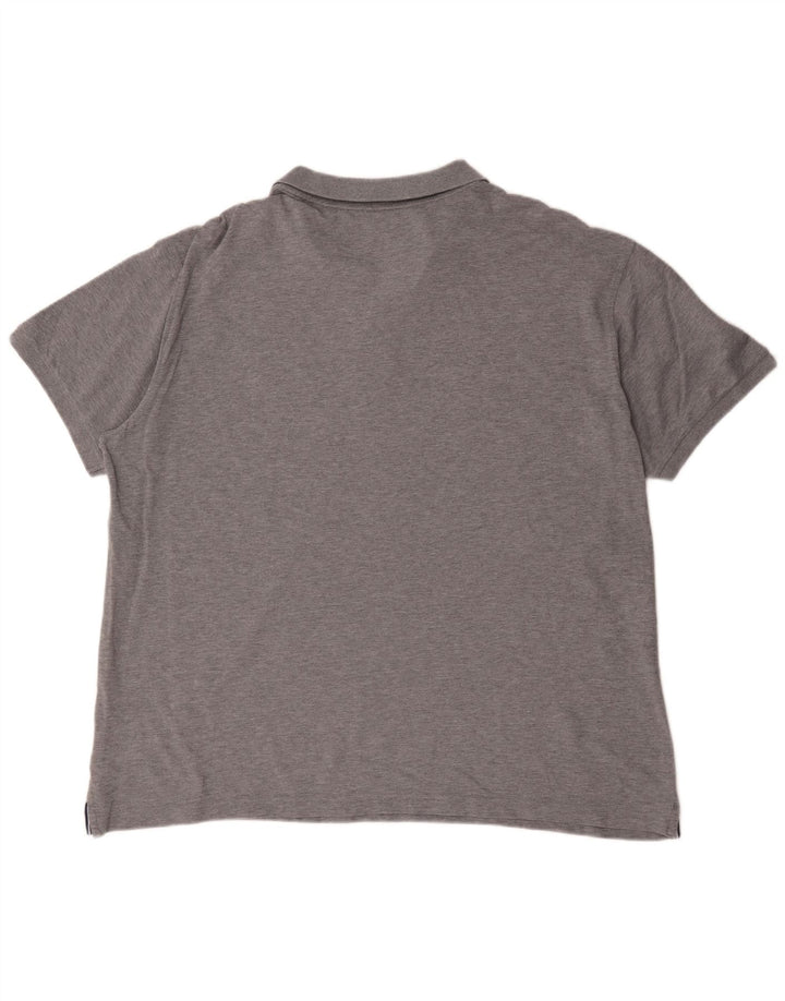 Gant Mens Polo Shirt 4XL Grey Flecked Cotton