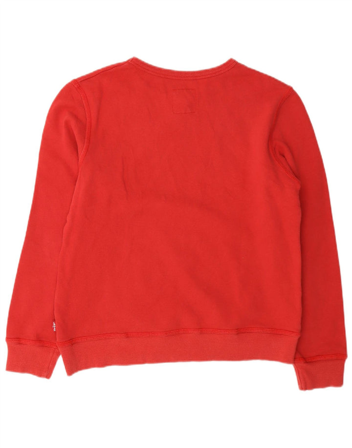 Levi's Boys Graphic Hoodie Jumper 11-12 Years Red