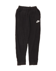 NIKE Boys Tracksuit Trousers Joggers 13-14 Years XL Black Cotton