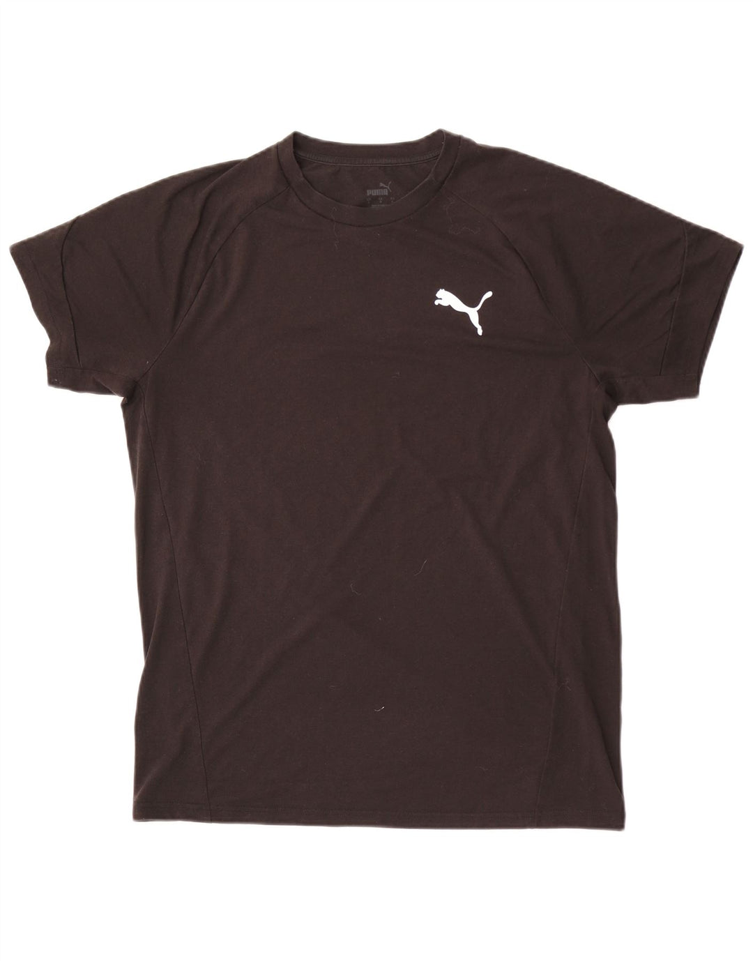 Puma Mens T-Shirt Top Large Black Polyester