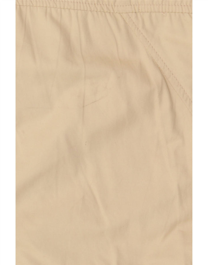 Sergio Tacchini Mens Bomber Jacket UK 40 Large Beige Cotton