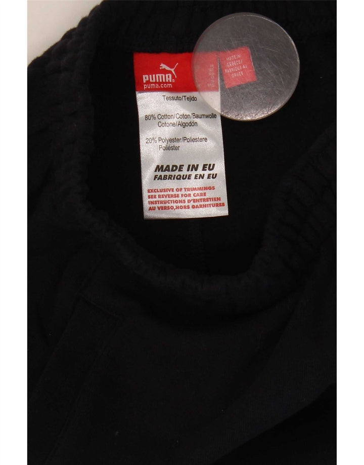 Puma Boys Tracksuit Trousers 9-10 Years Navy Blue Cotton