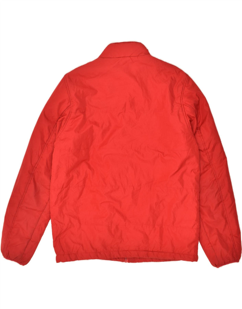 FILA Mens Graphic Padded Jacket UK 40 Large Red Polyester | Vintage Fila | Thrift | Second-Hand Fila | Used Clothing | Messina Hembry 