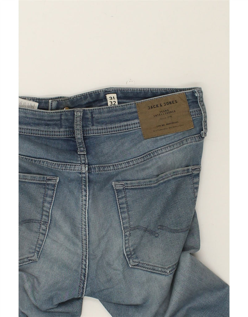 JACK & JONES Mens GLENN Slim Jeans W31 L32 Blue Cotton | Vintage Jack & Jones | Thrift | Second-Hand Jack & Jones | Used Clothing | Messina Hembry 