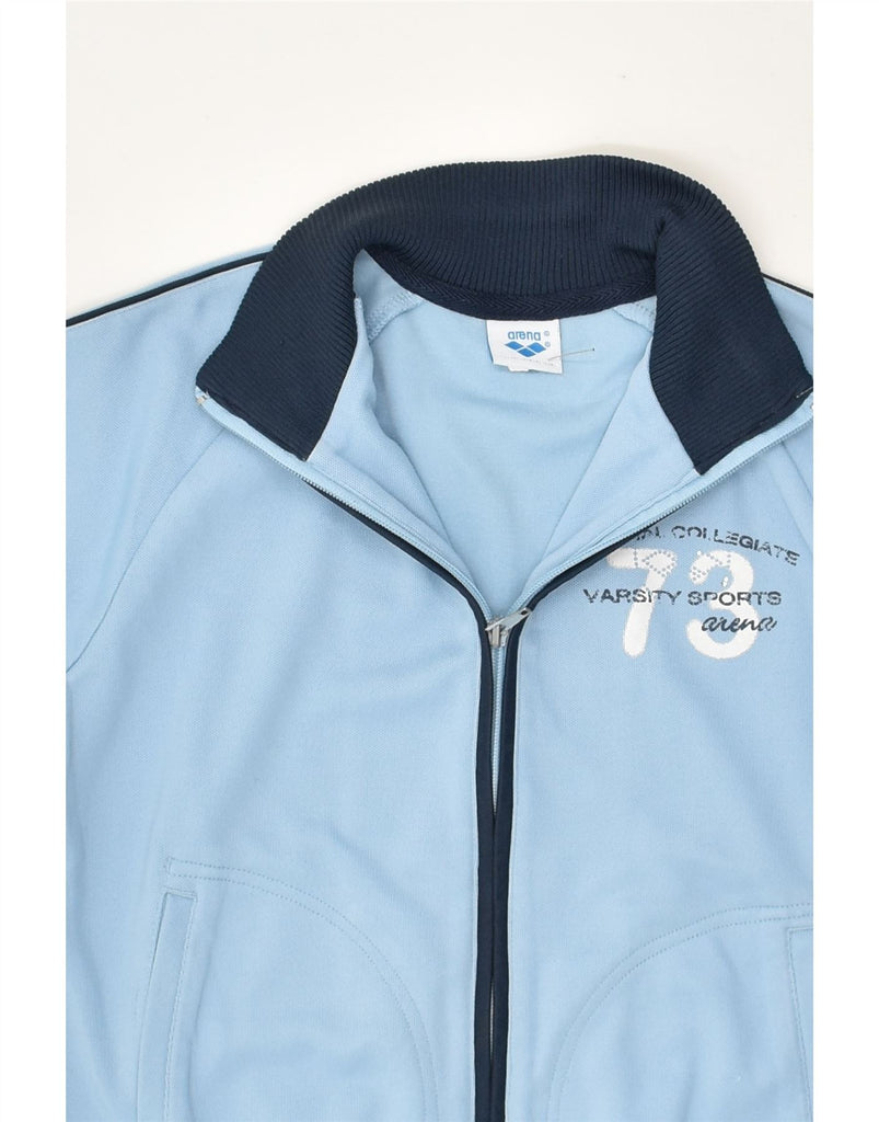 ARENA Boys Tracksuit Top Jacket 9-10 Years Blue Polyester | Vintage Arena | Thrift | Second-Hand Arena | Used Clothing | Messina Hembry 