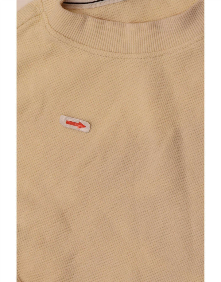Calvin Klein Mens Top Long Sleeve XL Beige Cotton