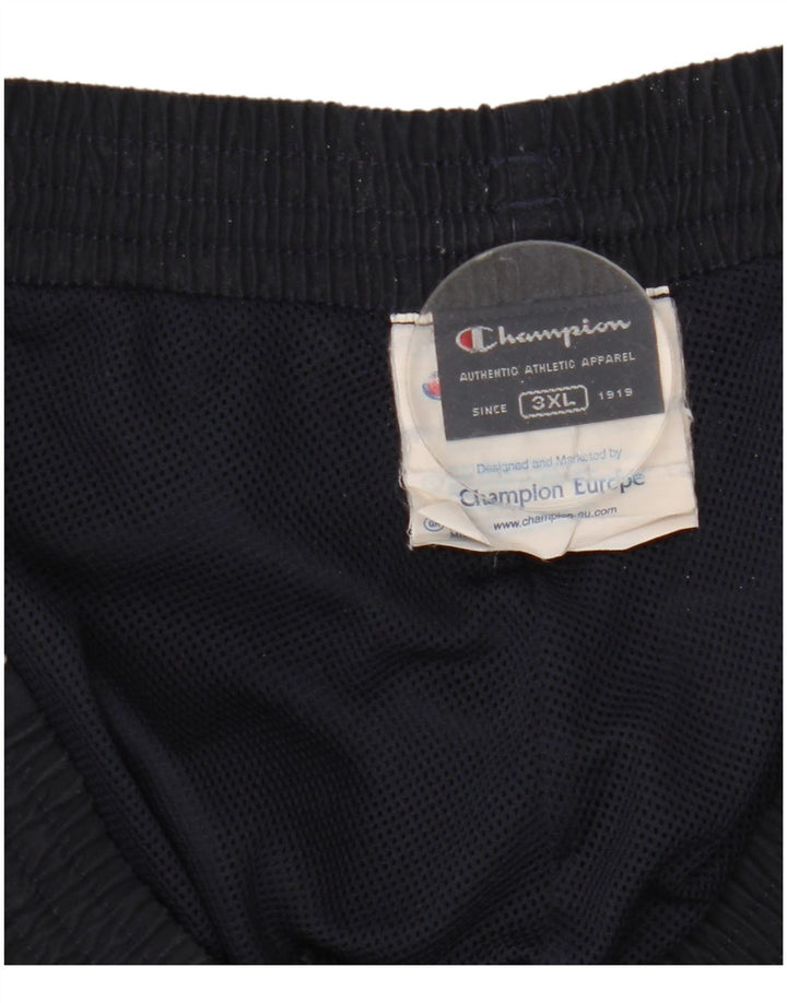 Champion Mens Tracksuit Trousers 3XL  Navy Blue Polyester