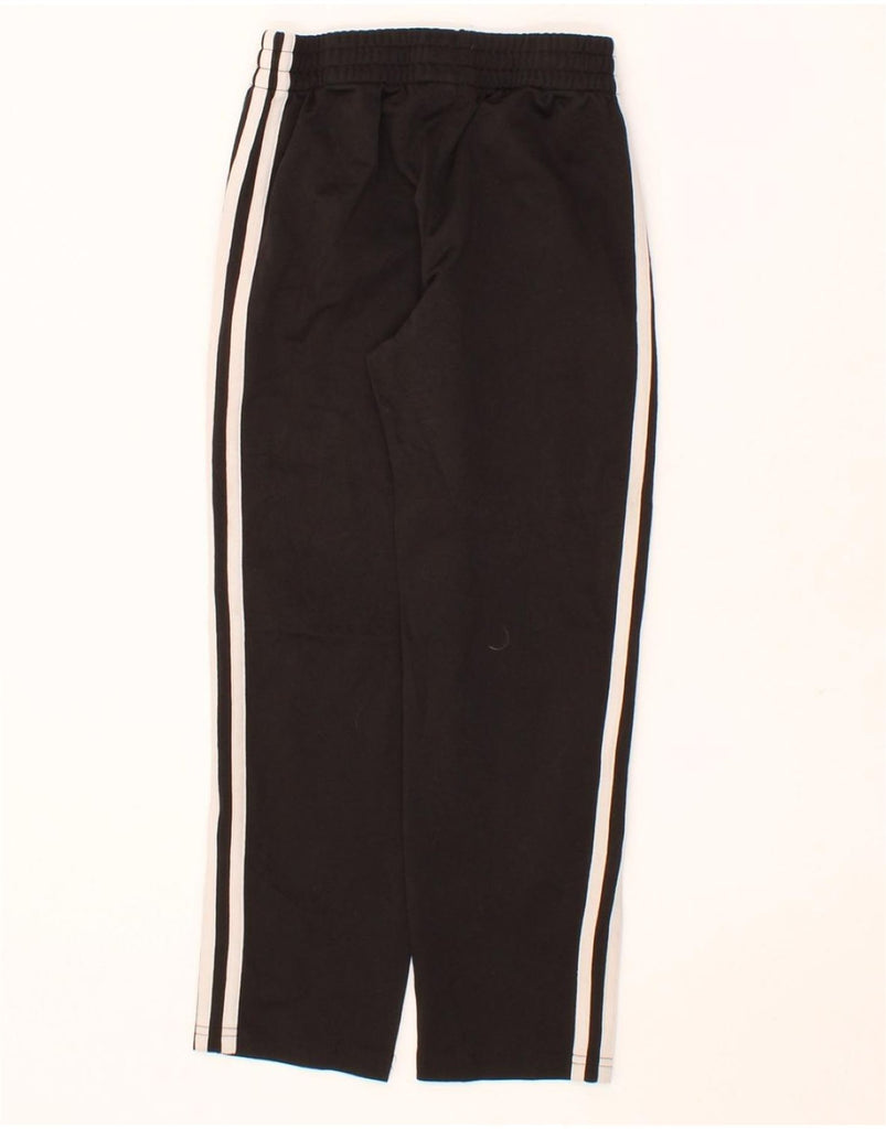 ADIDAS Boys Tracksuit Trousers 7-8 Years Small Black Polyester Vintage Adidas and Second-Hand Adidas from Messina Hembry 