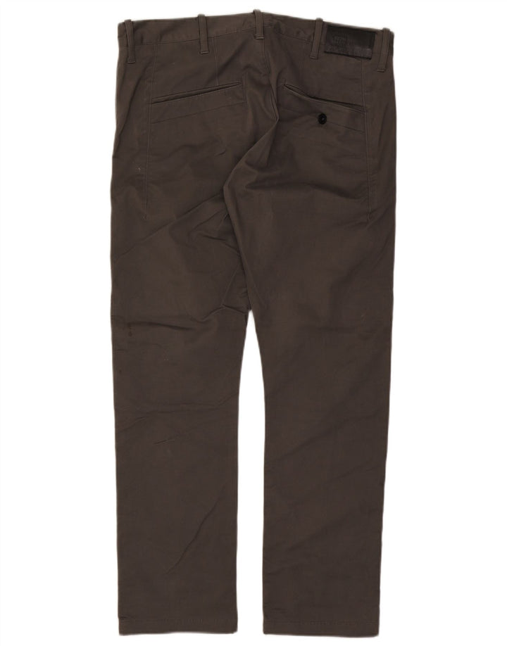 G-Star Mens Straight Chino Trousers W36 L29 Khaki