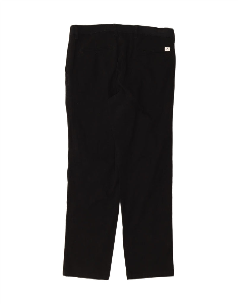 JACK & JONES Mens Straight Chino Trousers W34 L32 Black Cotton Vintage Jack & Jones and Second-Hand Jack & Jones from Messina Hembry 