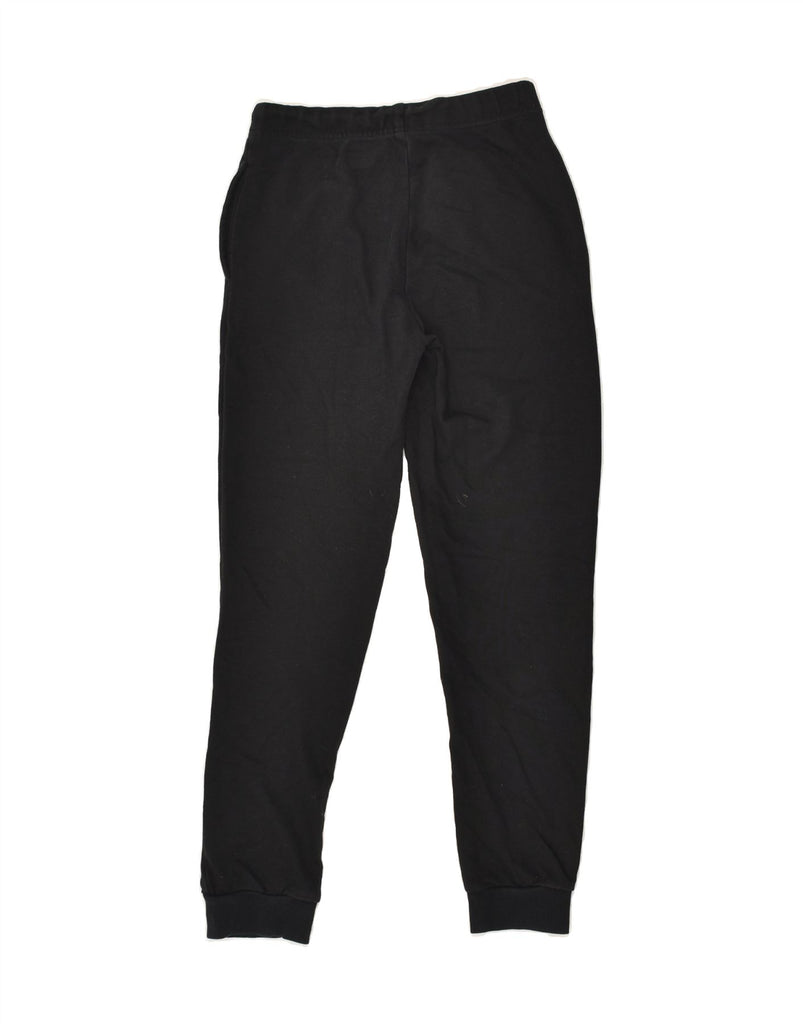 KAPPA Boys Graphic Tracksuit Trousers Joggers 9-10 Years Black Cotton | Vintage Kappa | Thrift | Second-Hand Kappa | Used Clothing | Messina Hembry 