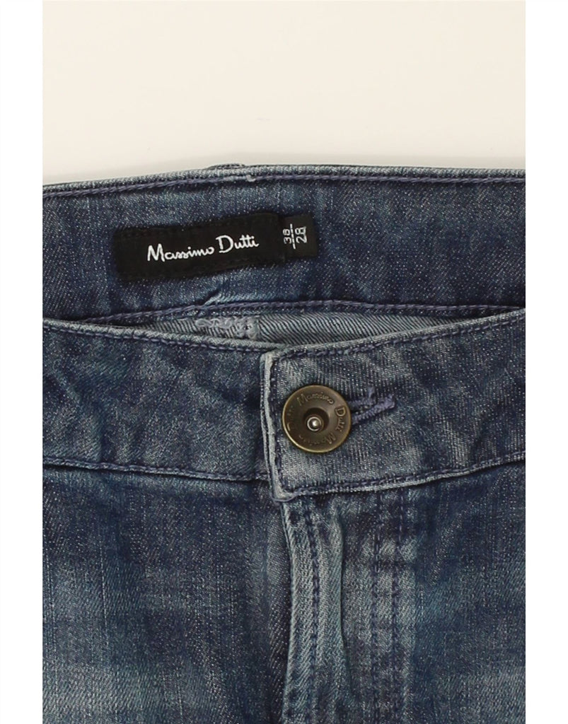 MASSIMO DUTTI Womens Denim Skirt EU 38 Small W28 Blue Cotton Vintage Massimo Dutti and Second-Hand Massimo Dutti from Messina Hembry 