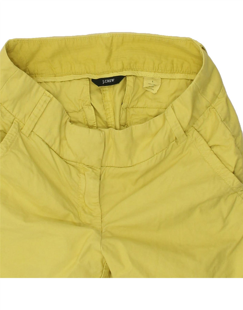 J. CREW Womens Chino Shorts US 0 XS W28  Yellow Cotton | Vintage J. Crew | Thrift | Second-Hand J. Crew | Used Clothing | Messina Hembry 