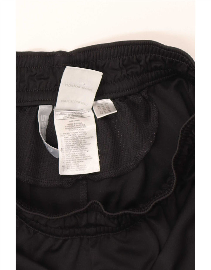 Adidas Mens AC Milan Sport Shorts Small Black Polyester