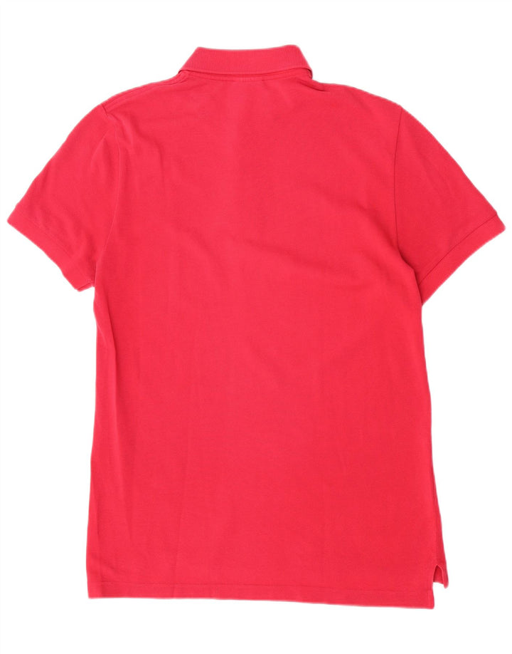 Lacoste Mens Polo Shirt Size 3 Small Pink Cotton