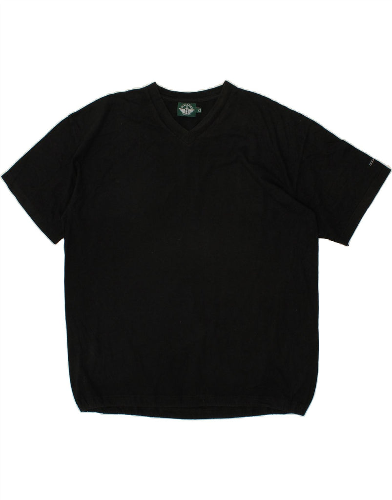 DOCKERS Mens T-Shirt Top XL Black Cotton | Vintage Dockers | Thrift | Second-Hand Dockers | Used Clothing | Messina Hembry 