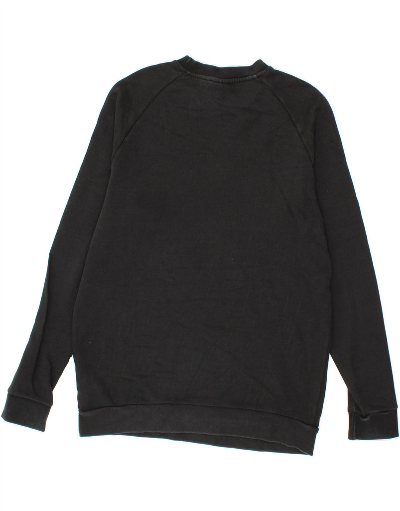 ADIDAS Mens Graphic Sweatshirt Jumper Medium Black Cotton Vintage Adidas and Second-Hand Adidas from Messina Hembry 