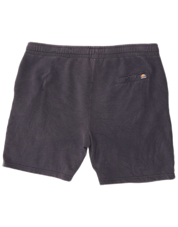 Ellesse Mens Sport Shorts Medium Navy Blue Cotton