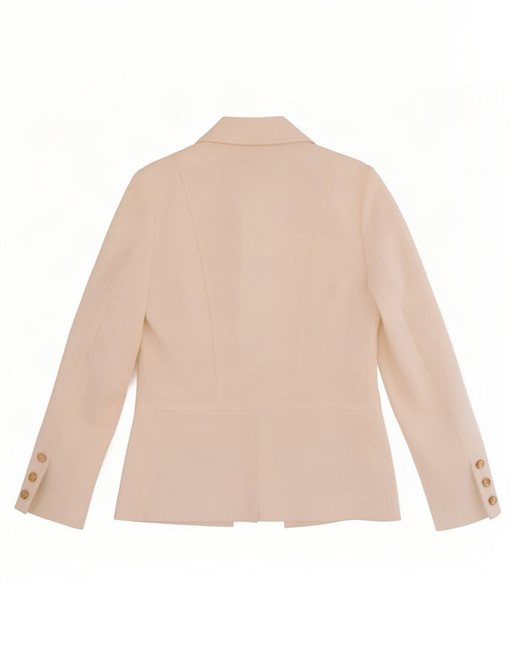 Lipsy Womens Open Blazer Jacket UK 10 Small White Polyester