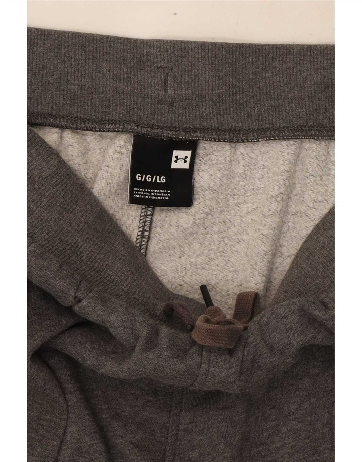 Under Armour Mens Tracksuit Trousers Large Grey Flecked