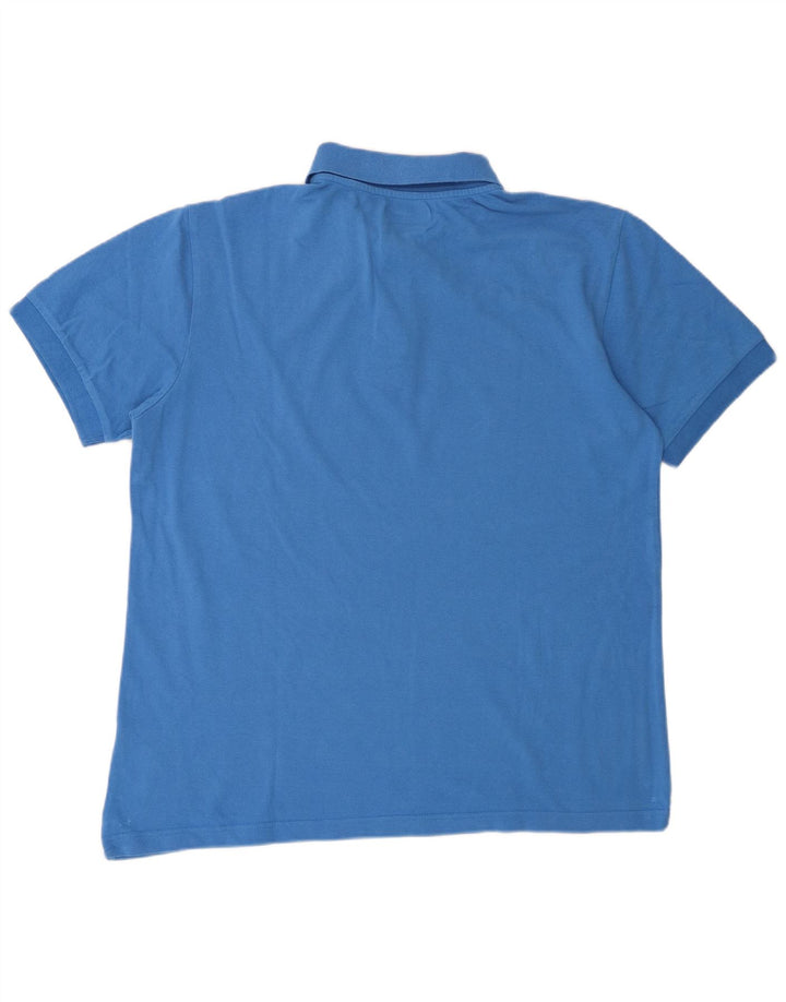 Kappa Mens Polo Shirt XL Blue Cotton