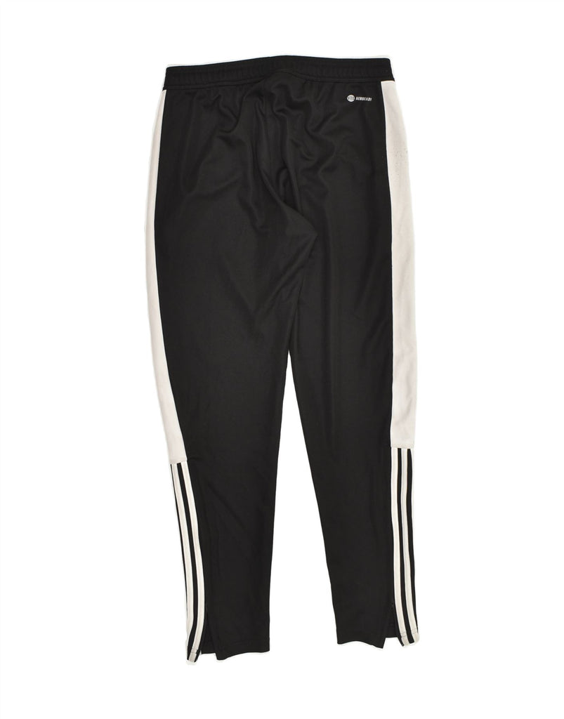 ADIDAS Mens Tracksuit Trousers Medium Black Polyester | Vintage Adidas | Thrift | Second-Hand Adidas | Used Clothing | Messina Hembry 