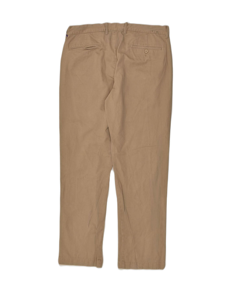 J. CREW Mens The Sutton Slim Chino Trousers W34 L32 Beige Cotton | Vintage J. Crew | Thrift | Second-Hand J. Crew | Used Clothing | Messina Hembry 