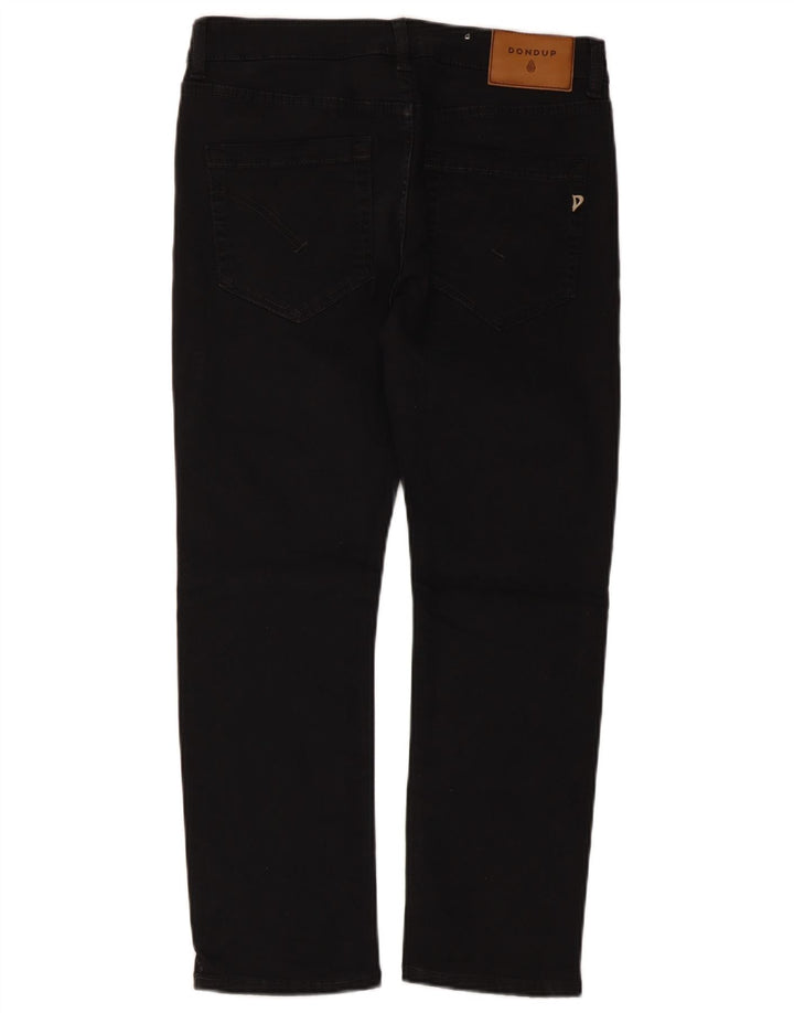 Dondup Womens Cropped Jeans W27 L25 Black Cotton
