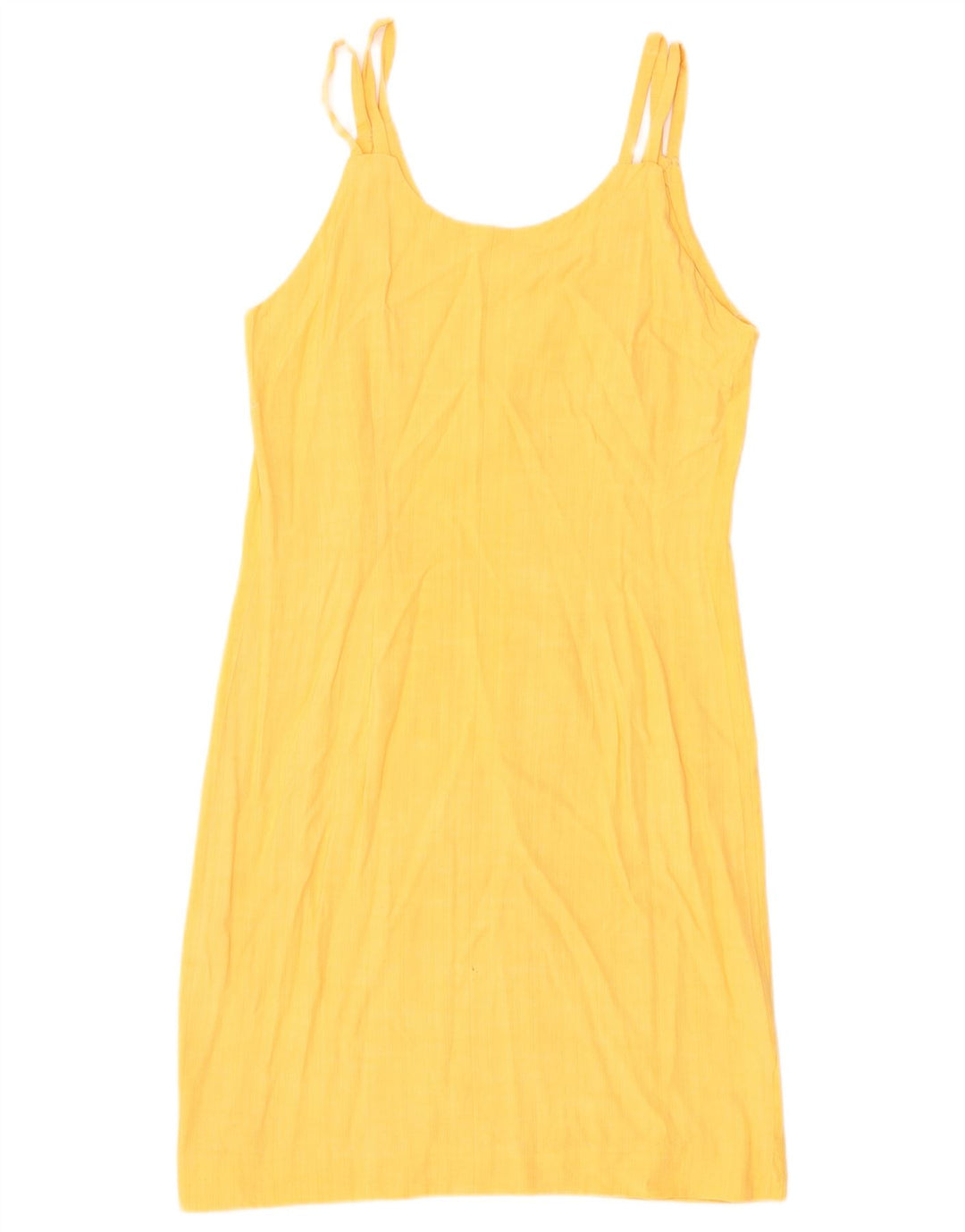 Vintage Womens Sundress UK 12 Medium Yellow