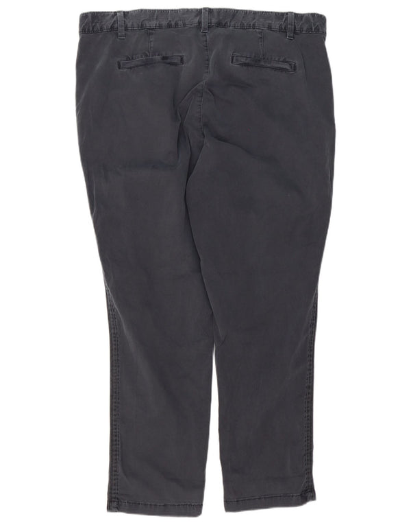 Gap Womens Tapered Chino Trousers UK 18 XL W36 L28 Grey Cotton