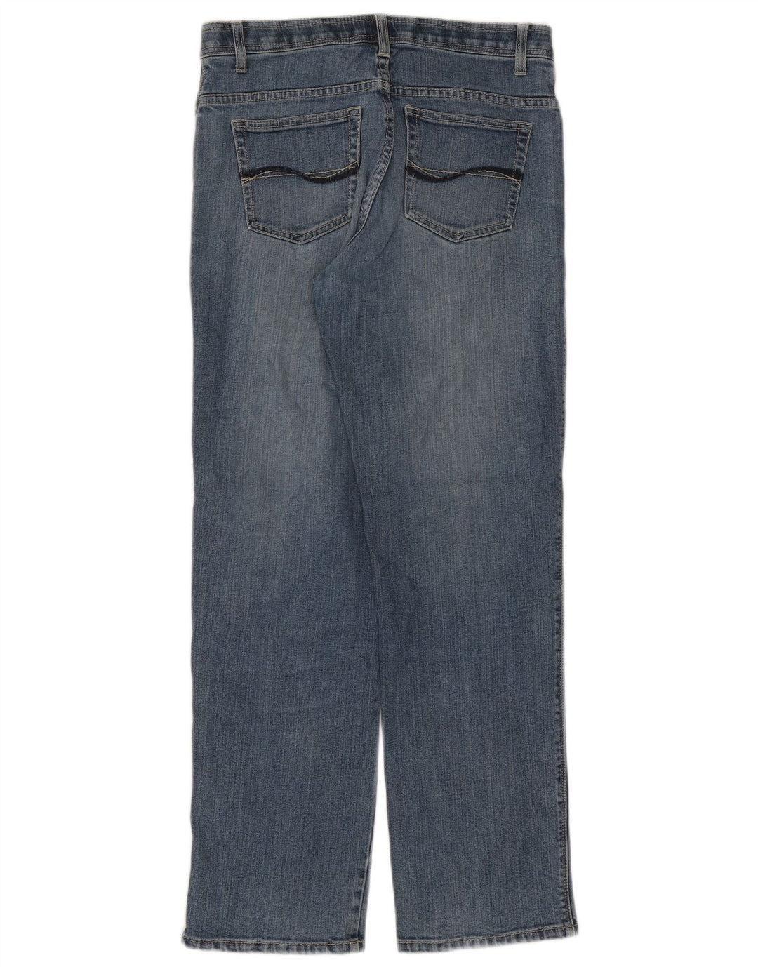 Lee Womens Stretch Straight Jeans W32 L30 Blue
