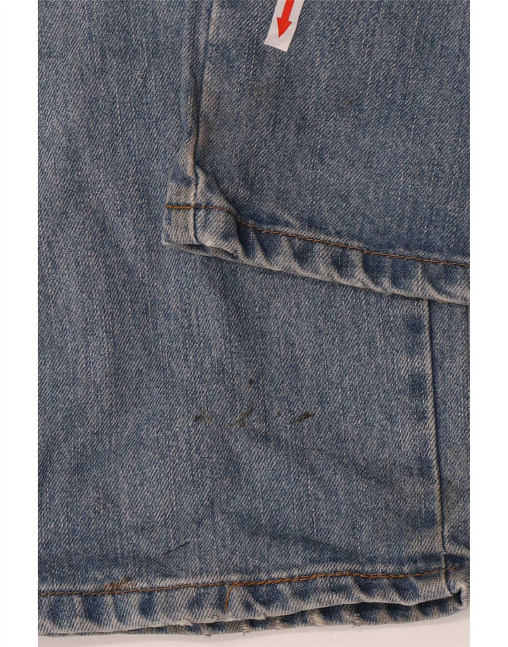 Wrangler Mens Texas Straight Jeans W38 L32 Blue Cotton