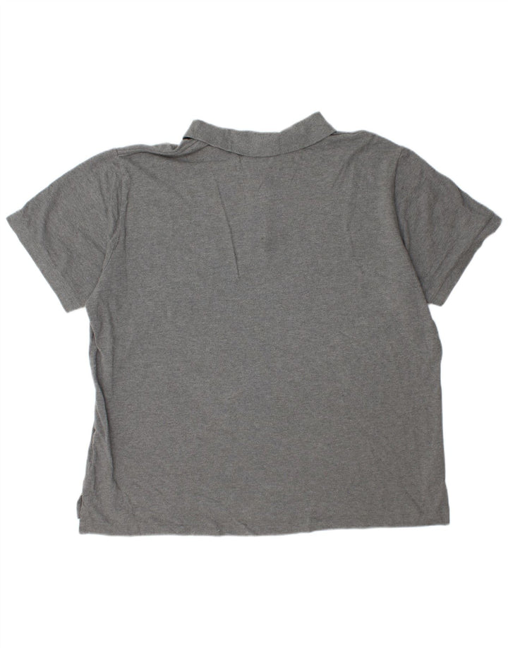 EDDIE BAUER Mens Polo Shirt 2XL Grey Cotton